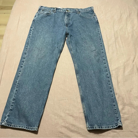 Carhartt Relaxed fit straight leg jeans 42x32 excellent condition fit and wash - Picture 2 of 8